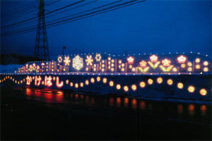 平成２９年　第１１回　結の灯りアートコンテスト金賞作品　今泉地区：かけはし